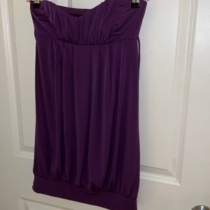 Purple sweet heart dress